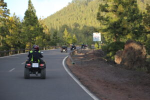 Quads with the forest on Teide